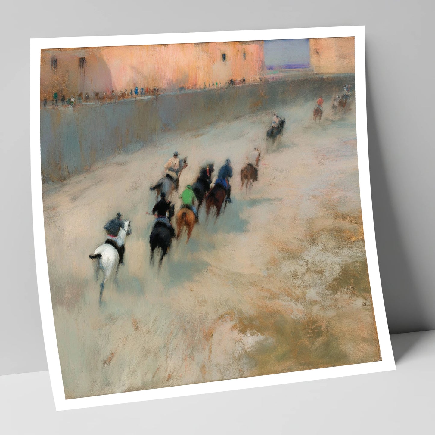 The Thundering Pack polo horse art print