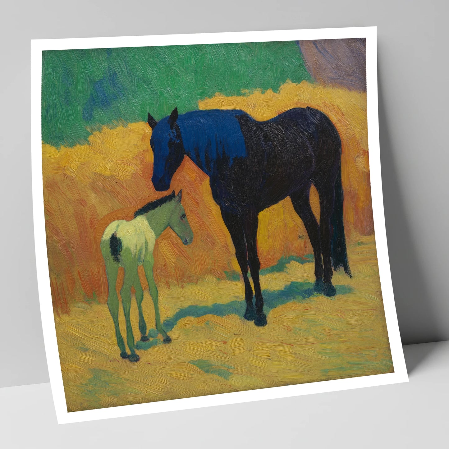 Radiant First Steps mare & foal art print