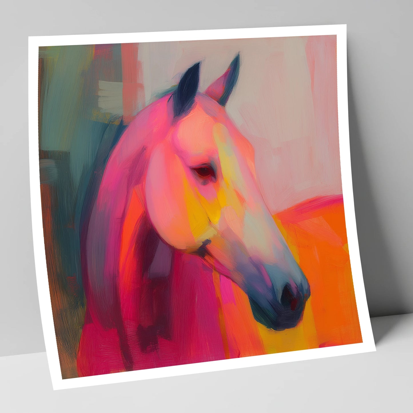 Radiant Equine Spirit horse portrait art print