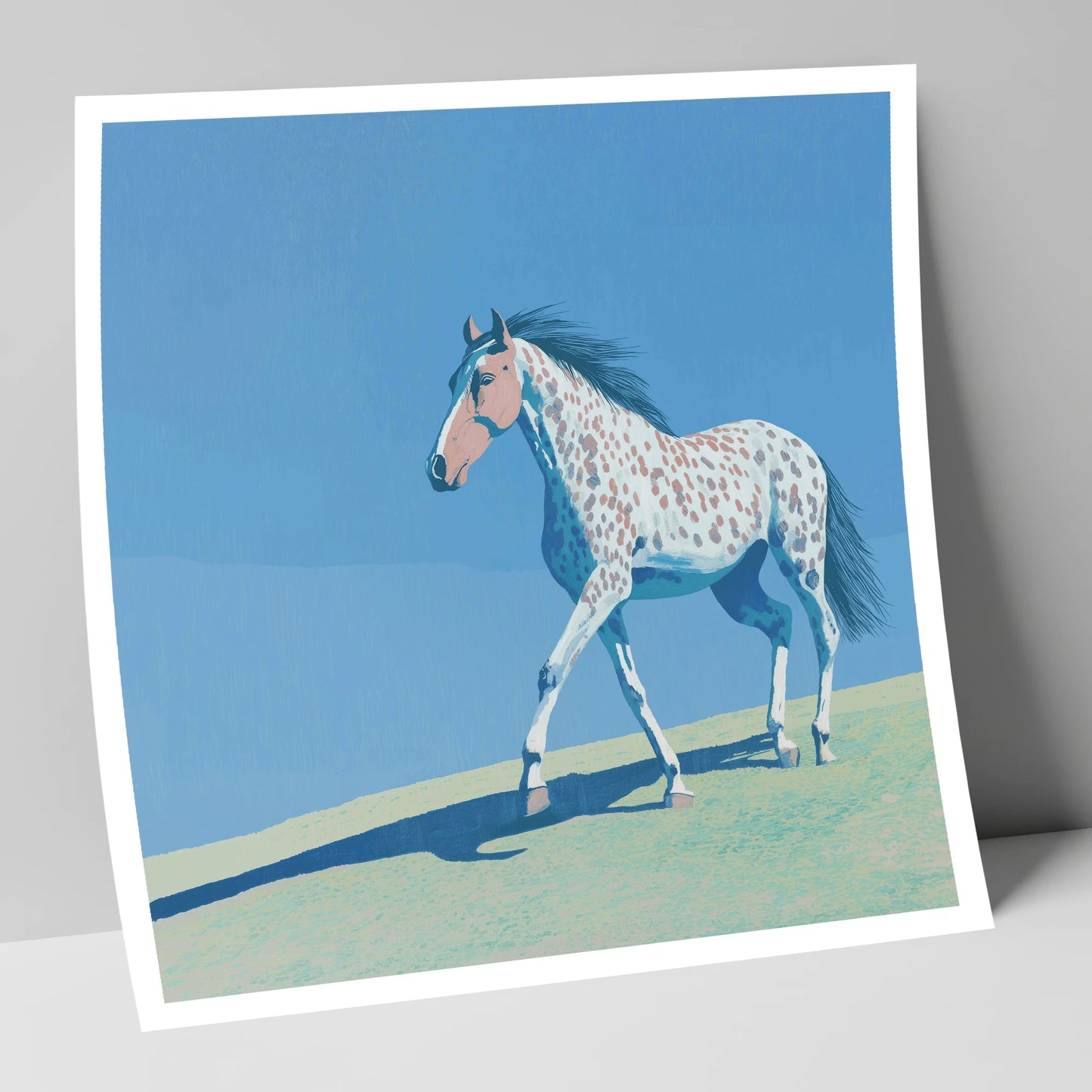 Appaloosa On The Ridge horse breed art print