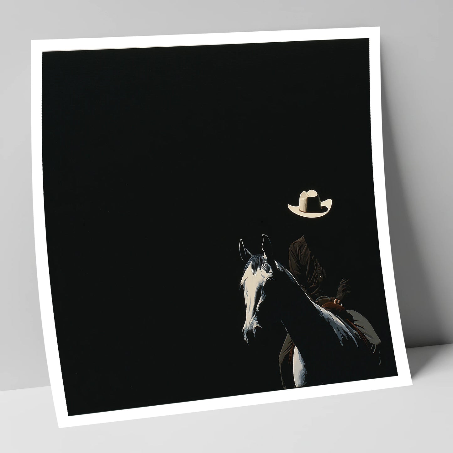Western Solitude western horse art print