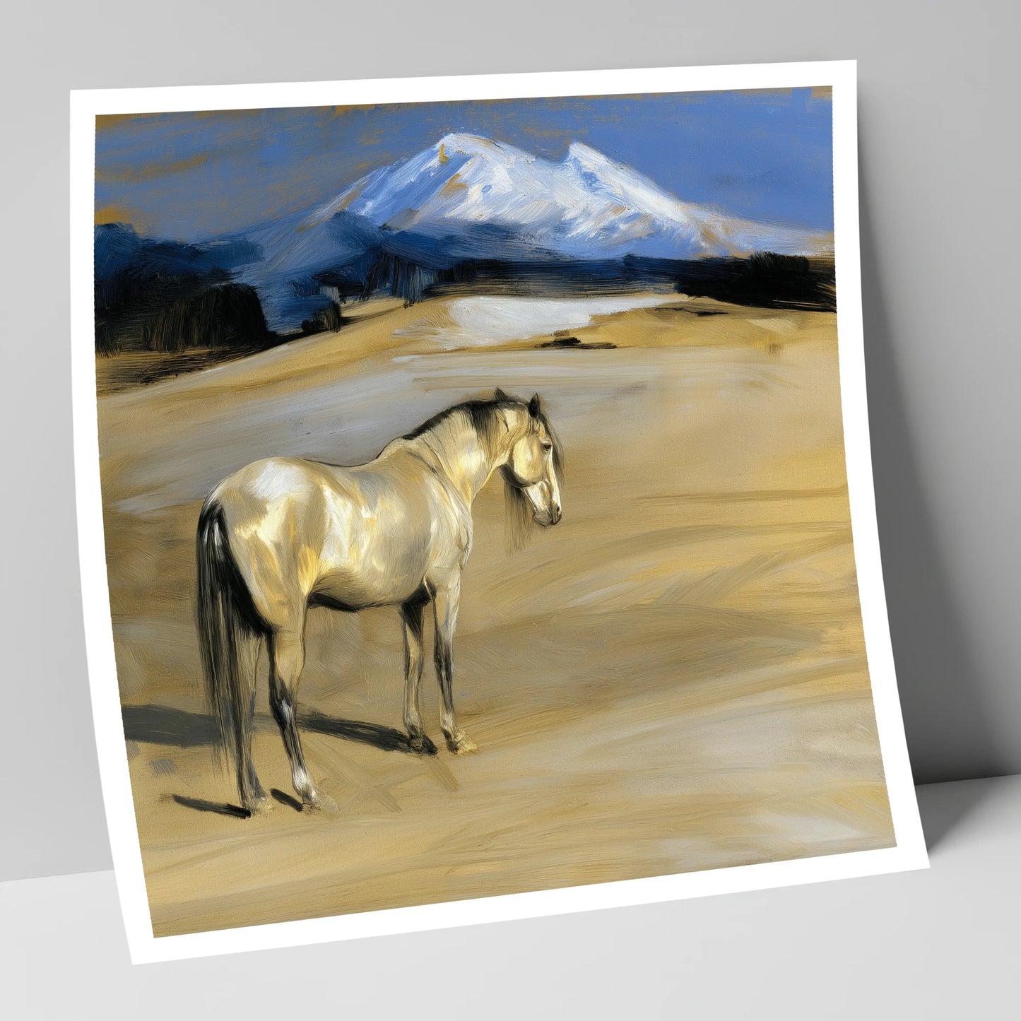 Mountain Sentinel horse landscape art print