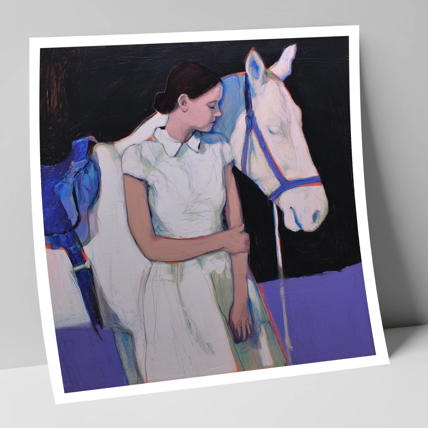 The Indigo Bond horse & rider art print
