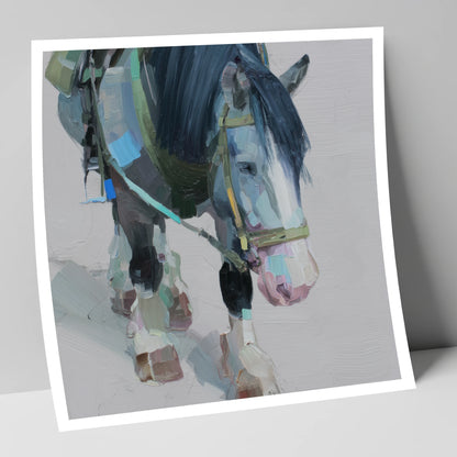 Quiet Strength horse breed art print