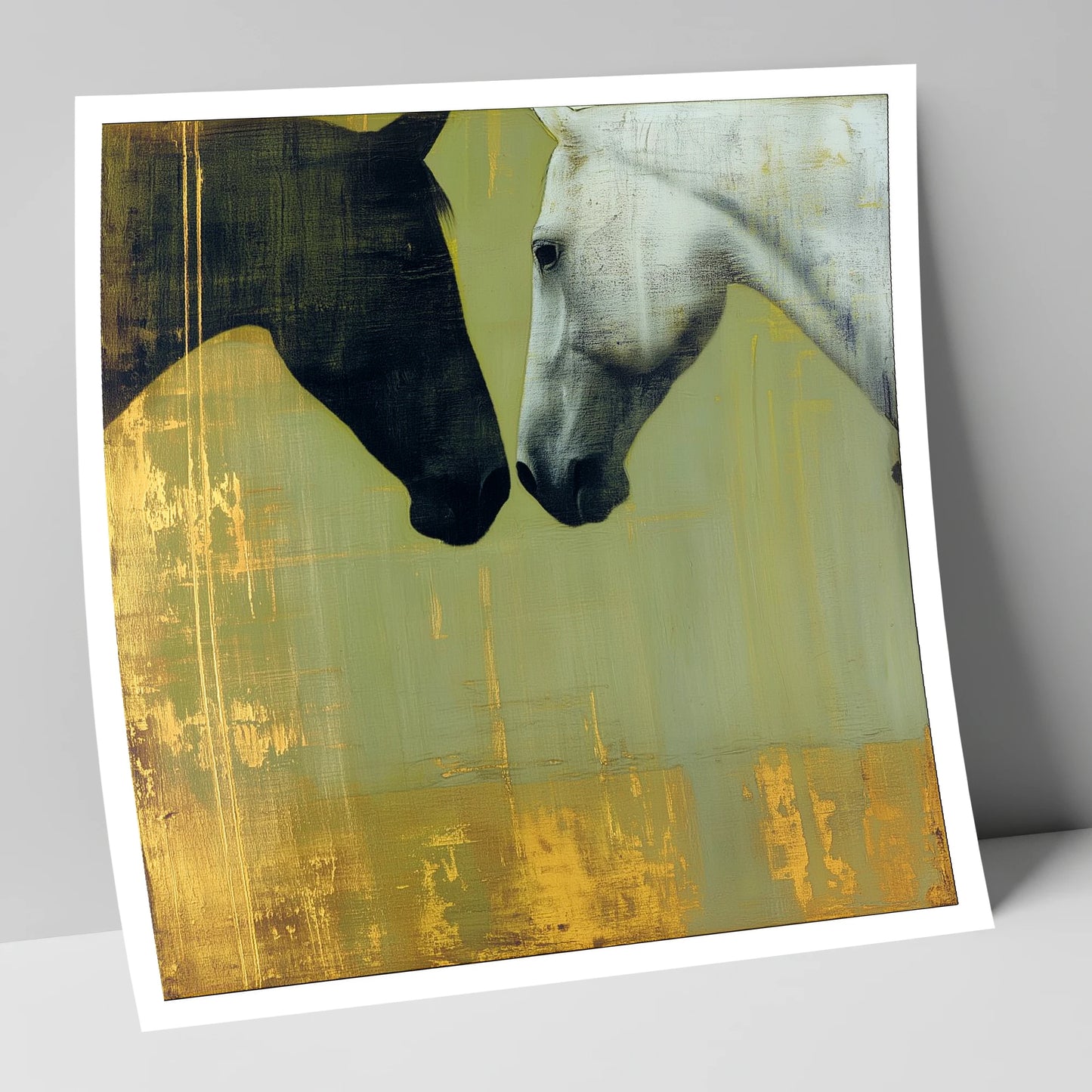 Quiet Connection horse portrait art print