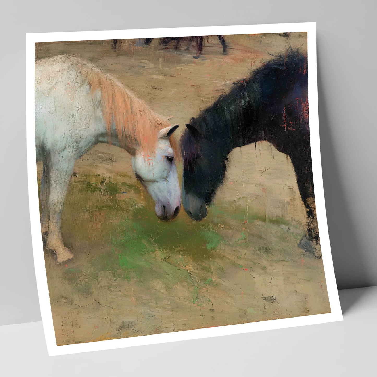 Gentle Connection horse portrait art print