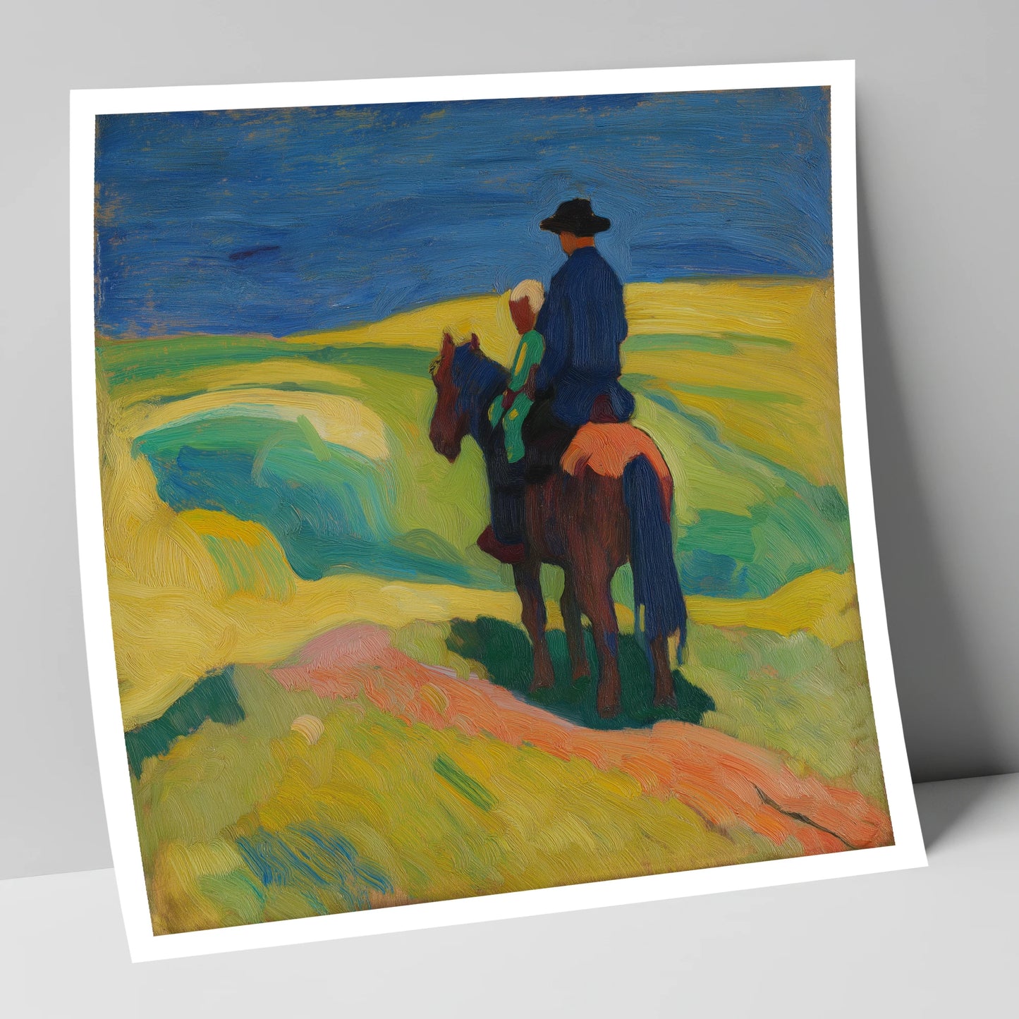 A Shared Horizon horse & rider art print