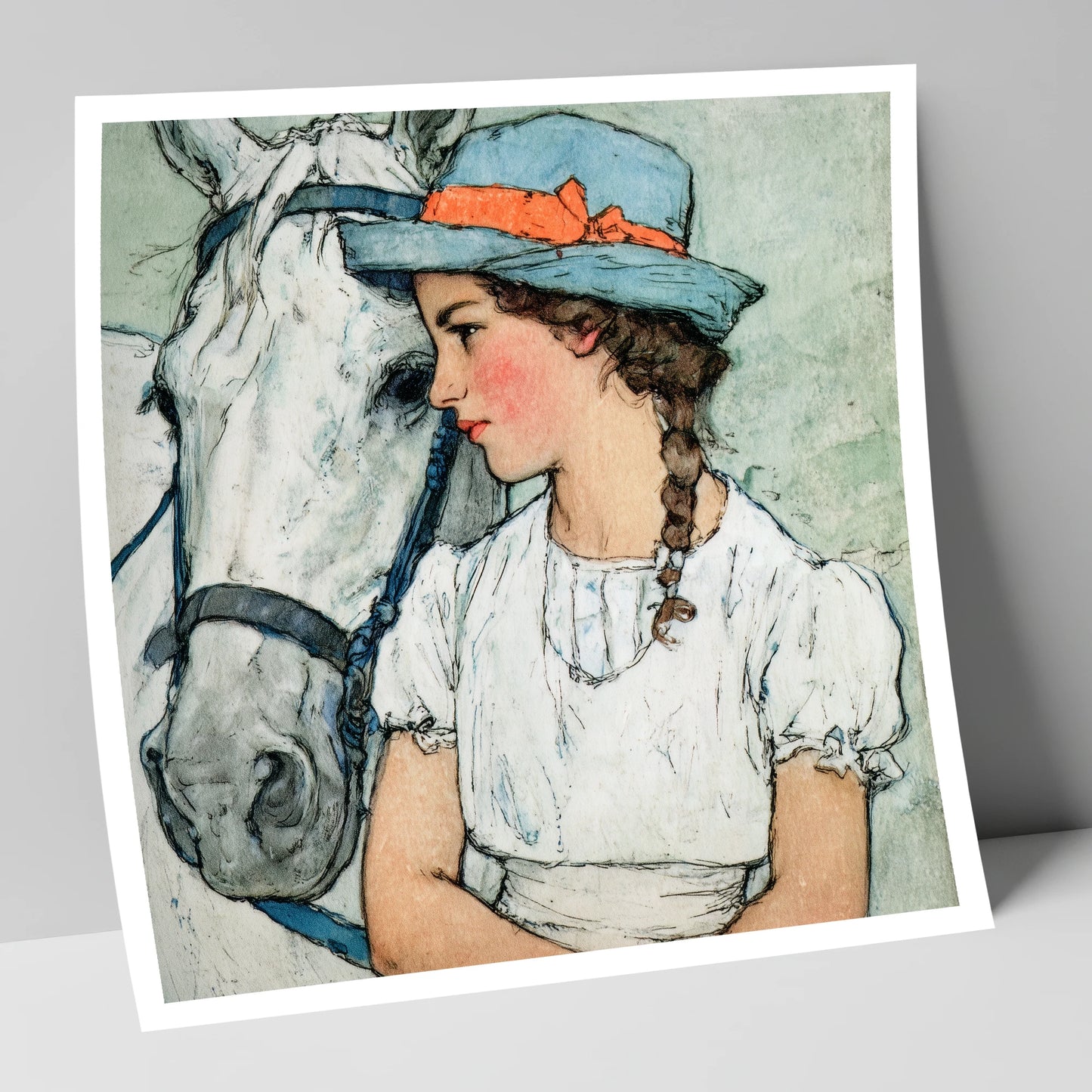 A Quiet Bond horse & rider art print