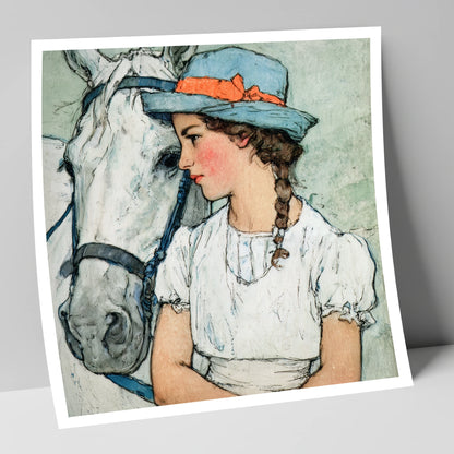 A Quiet Bond horse & rider art print