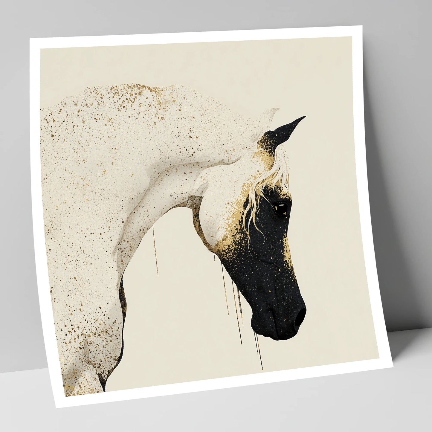 Gilded Splendour horse breed art print