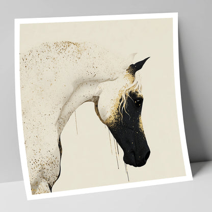 Gilded Splendour horse breed art print