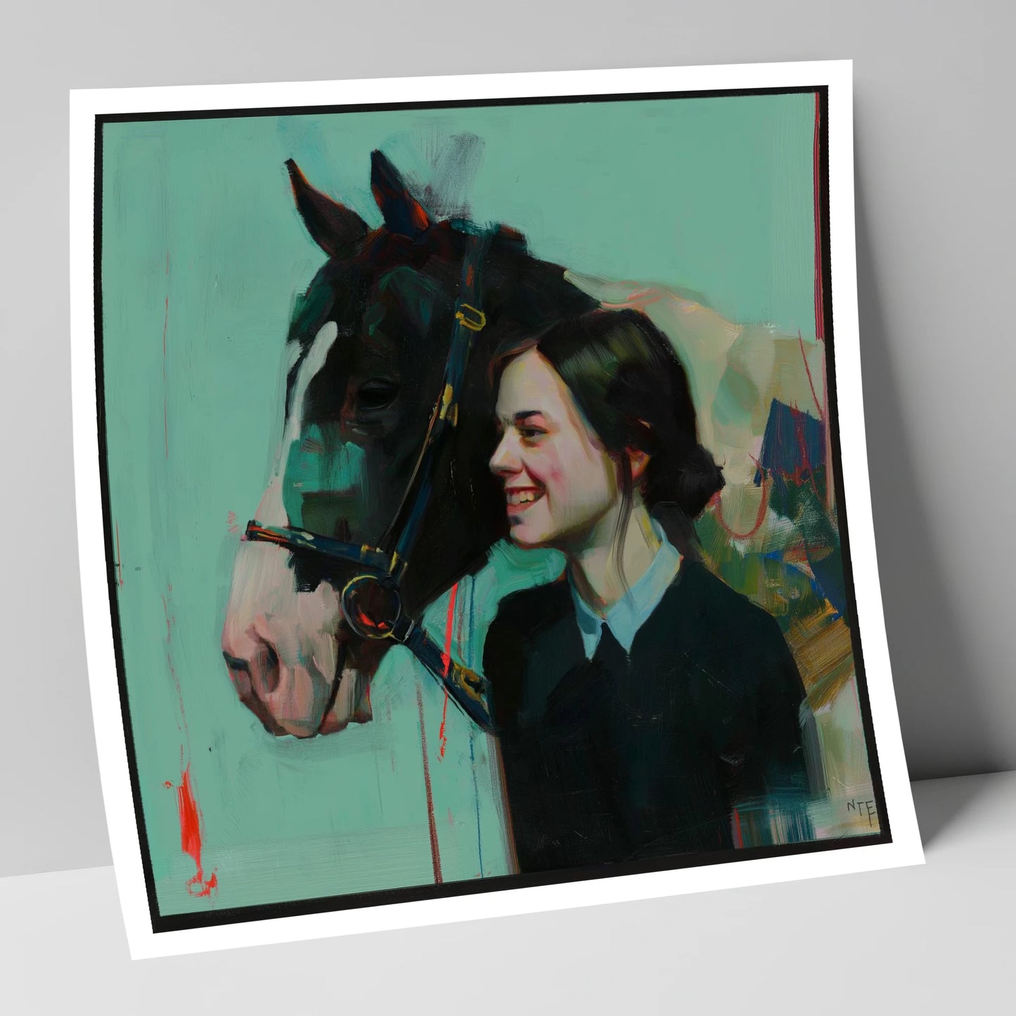A Shared Understanding horse & rider art print