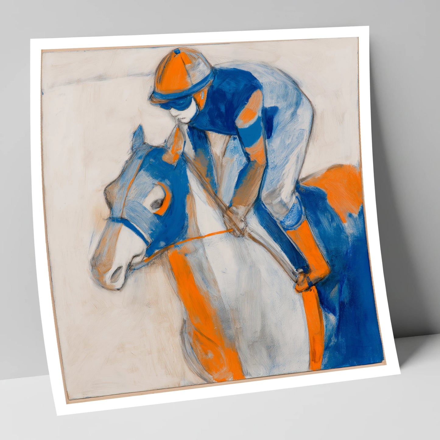 Bold Racing Silks racing horse art print