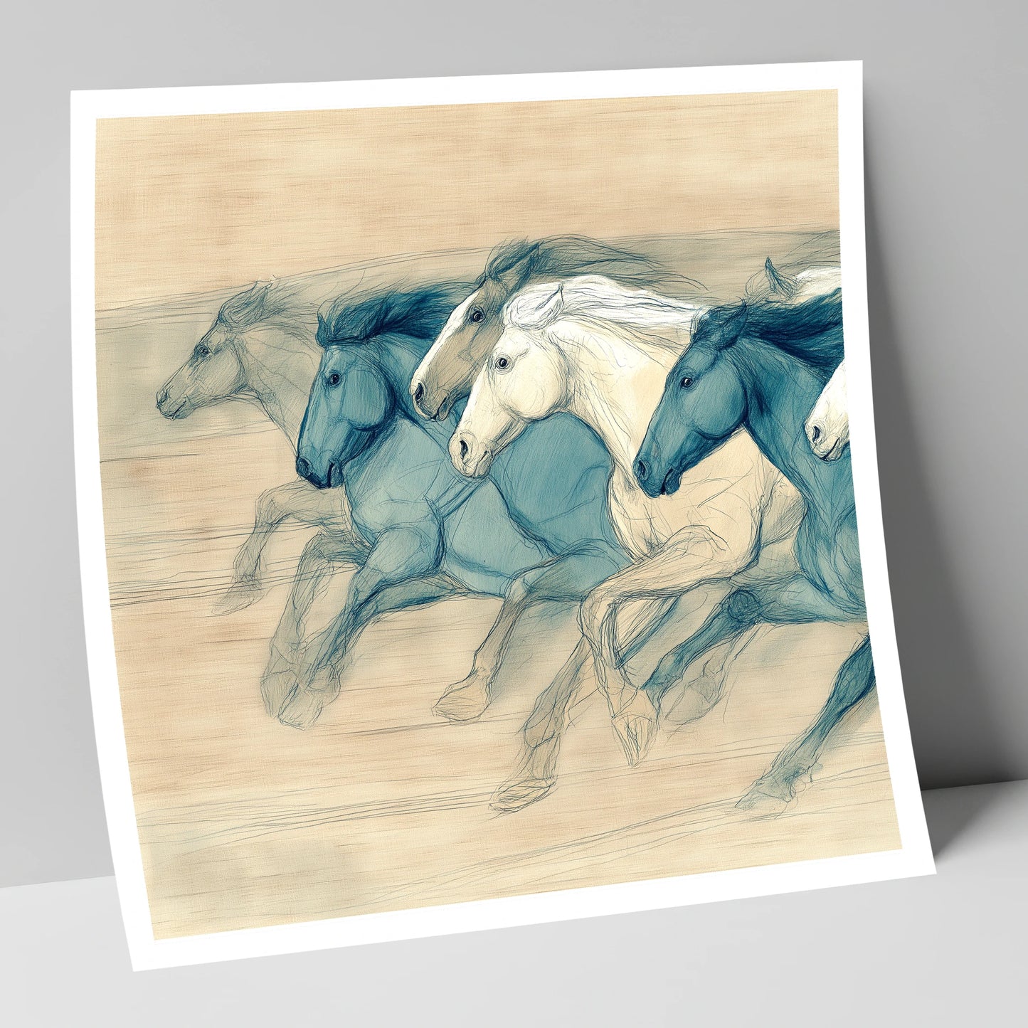 Rhythm of the Herd wild horses art print