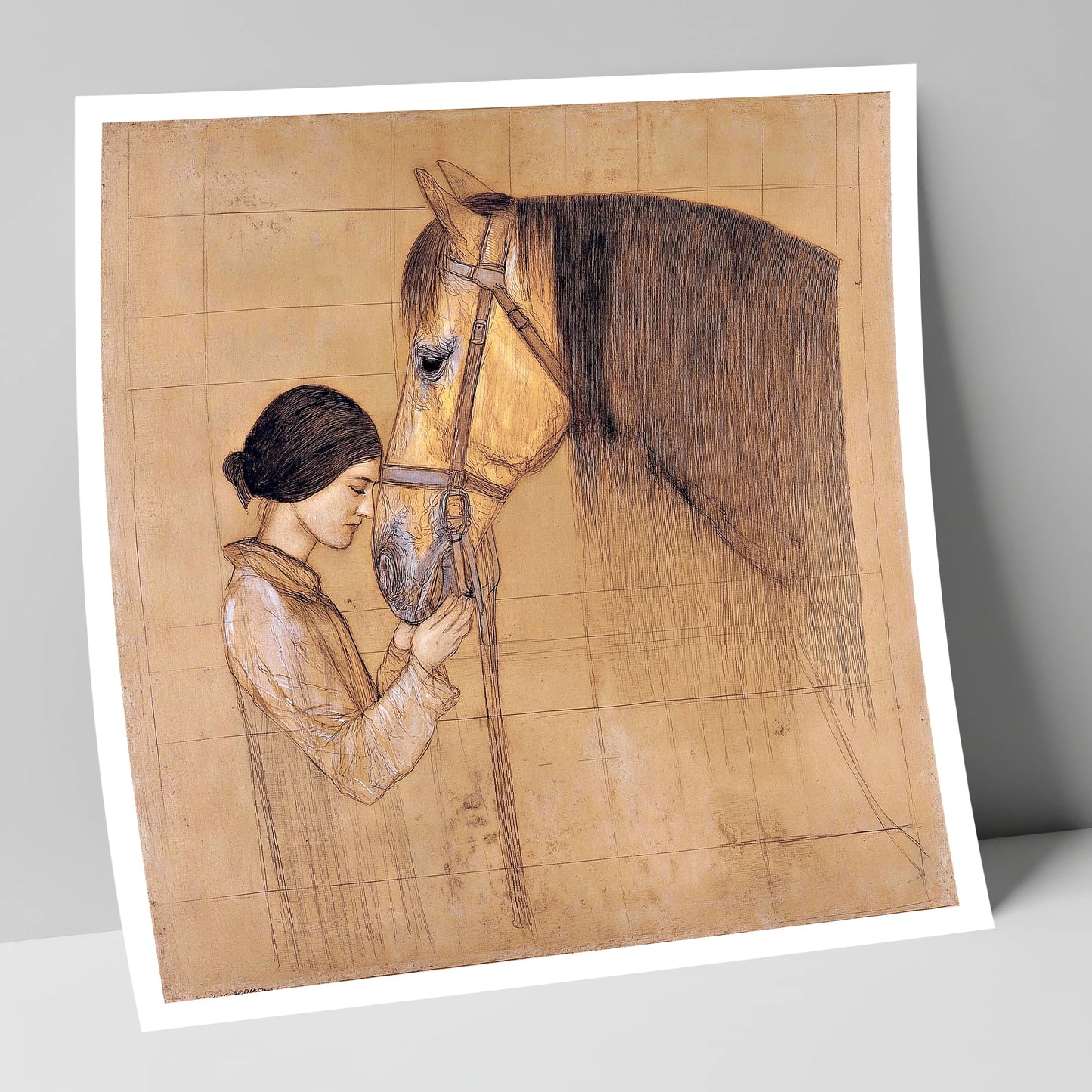The Silent Bond horse & rider art print