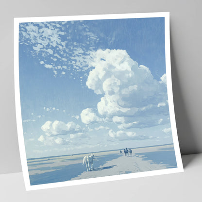 Beneath Endless Skies horse landscape art print