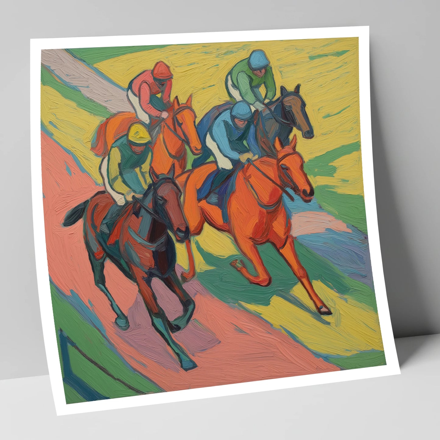 Colours of the Turf racing horse art print