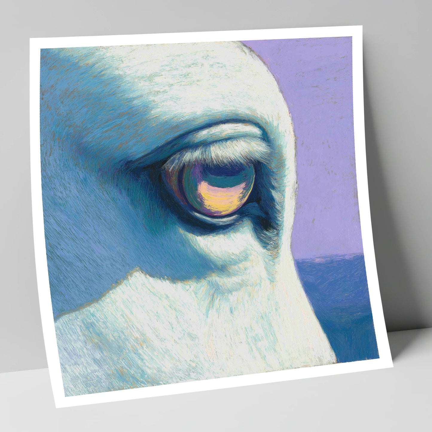 The Serene Gaze horse portrait art print