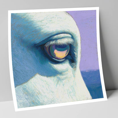 The Serene Gaze horse portrait art print