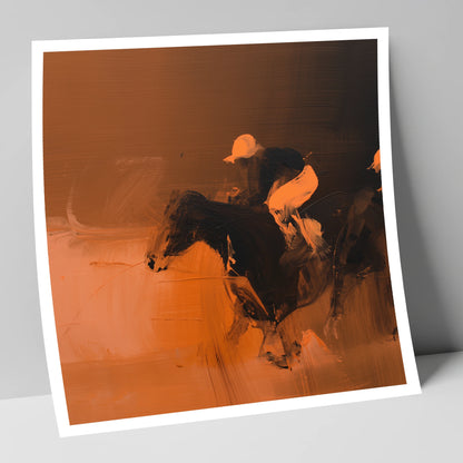 Amber Sprint racing horse art print