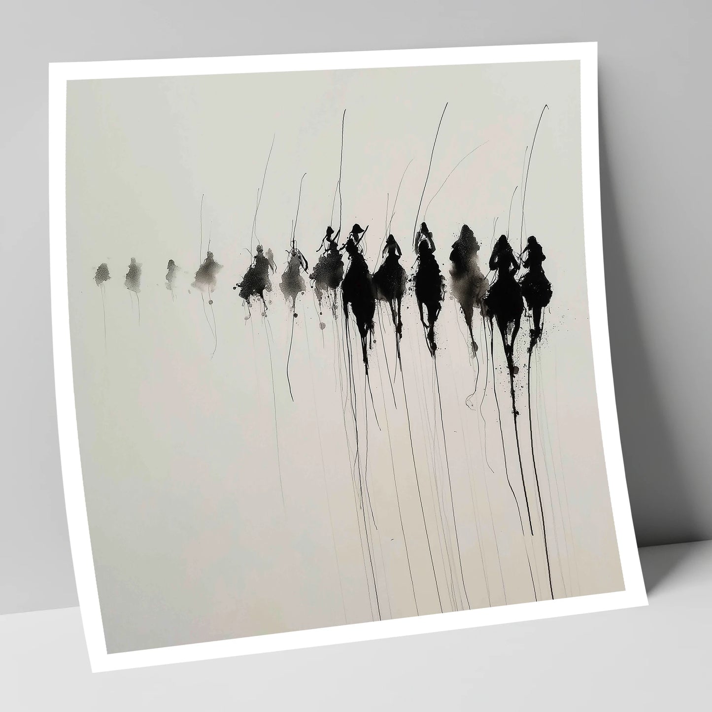 The Ethereal Field racing horse art print