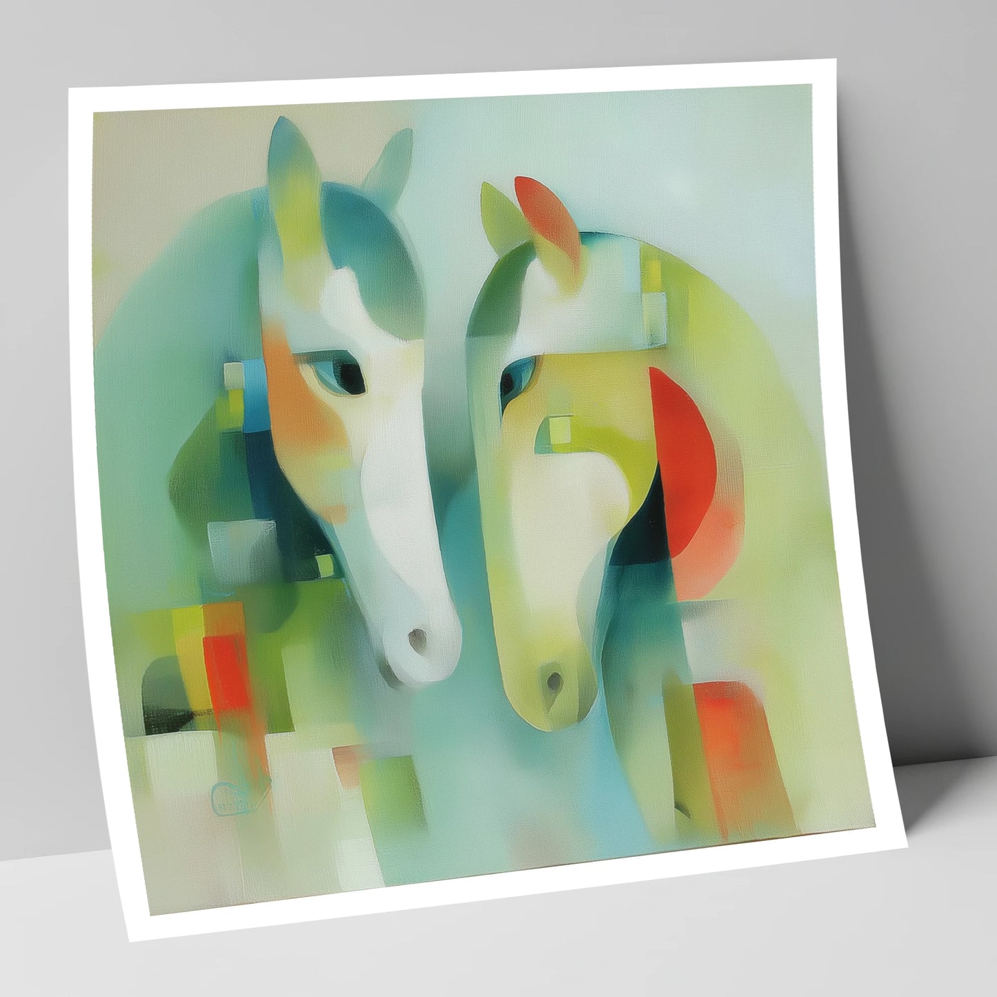 Structured Serenity horse portrait art print