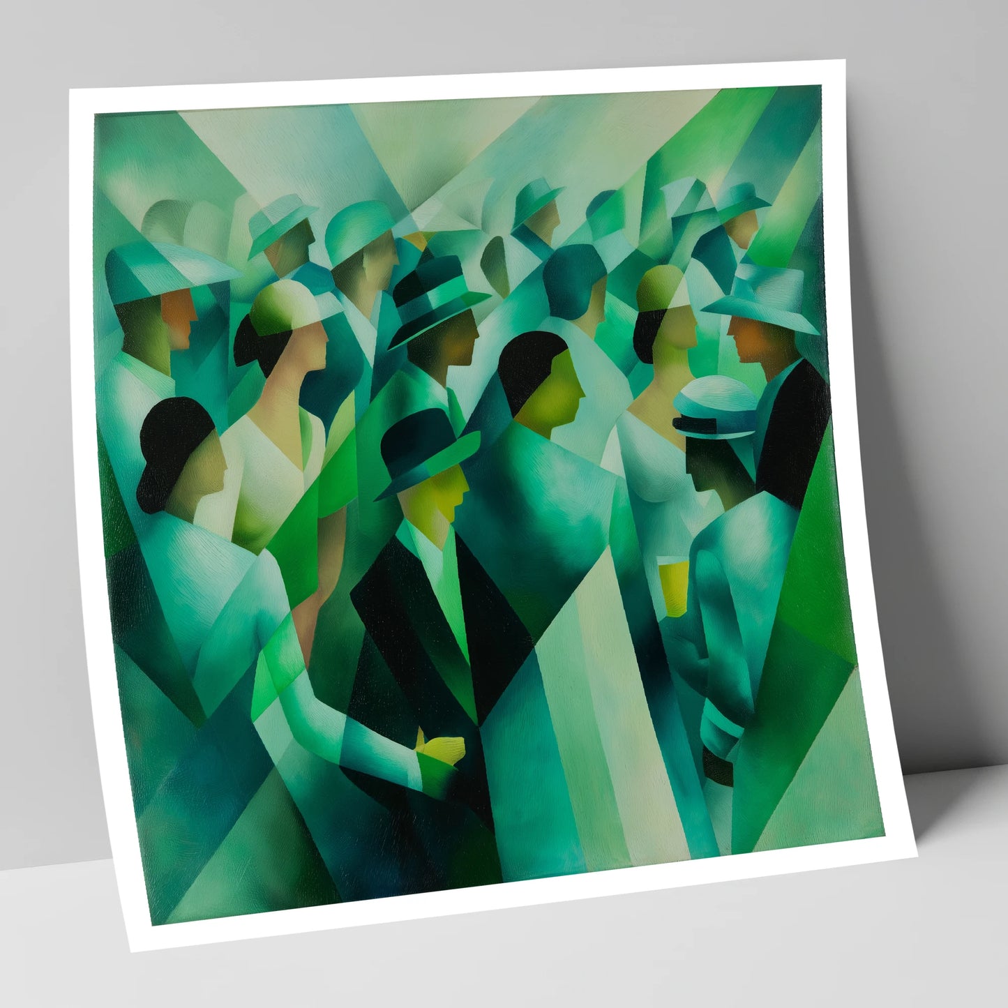 The Emerald Enclosure racing horse art print