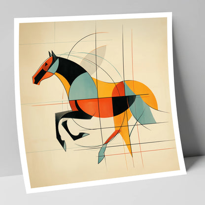 Rhythm in Motion racing horse art print
