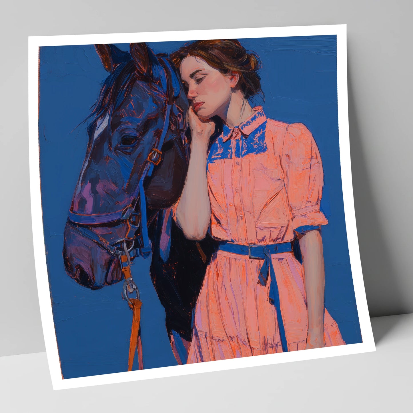 Bold Harmony horse & rider art print
