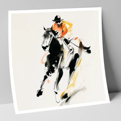The Bold Furlong racing horse art print
