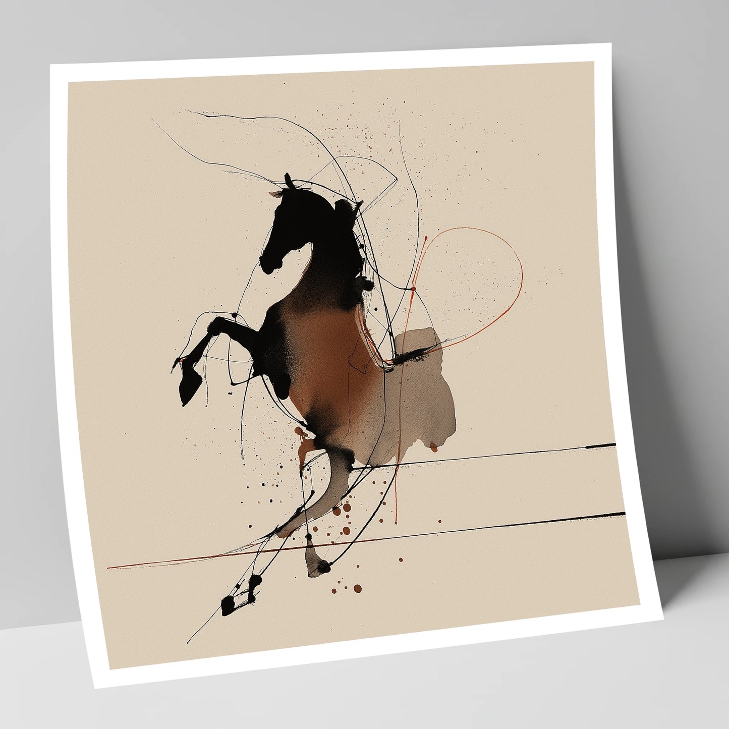Untamed Spirit horse portrait art print