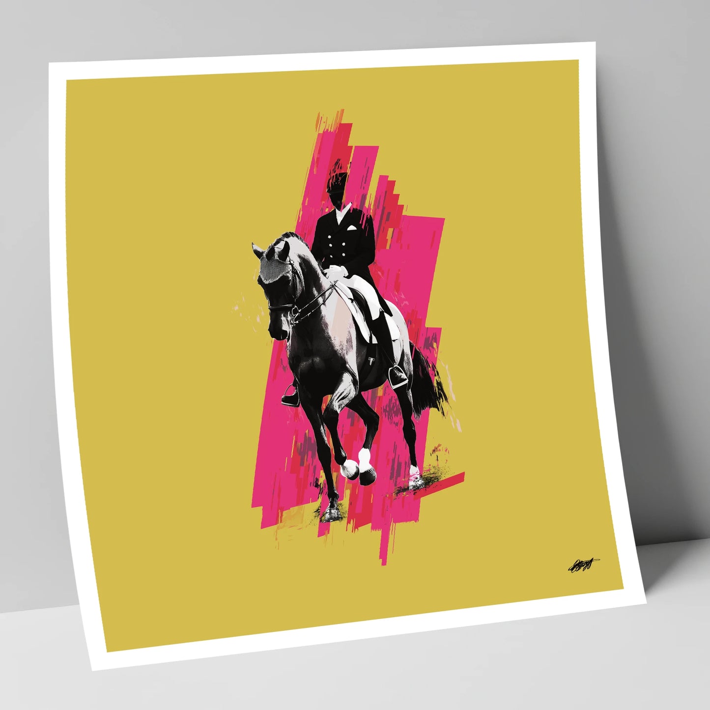Bold Dressage Rhythm dressage horse art print