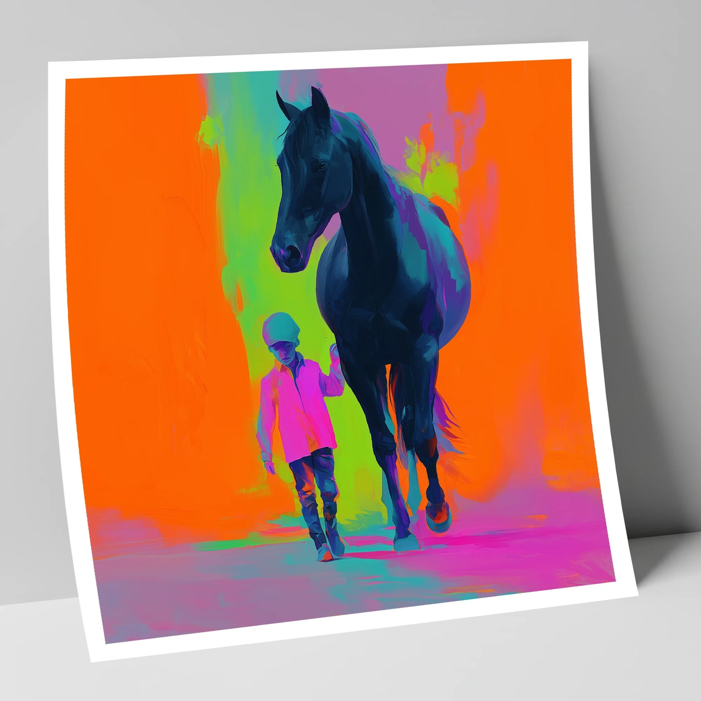 The Brightest Bond horse & rider art print