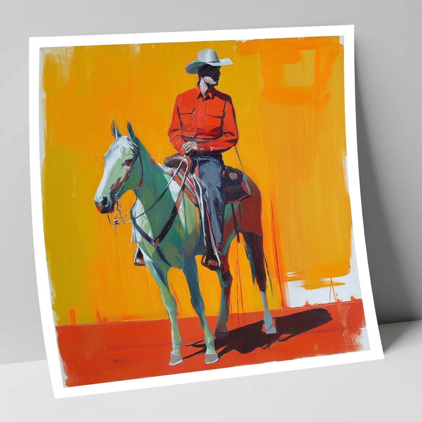 The Bright Frontier western horse art print