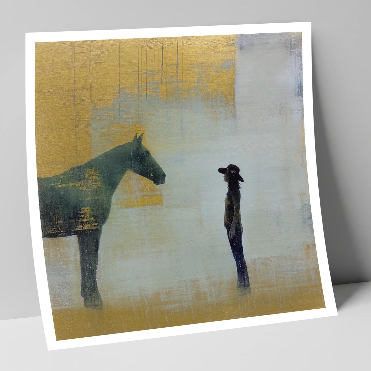 A Quiet Understanding western horse art print