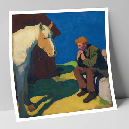 The Quiet Bond horse & rider art print