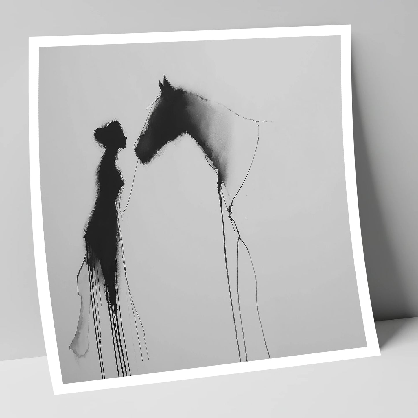 The Unspoken Bond horse & rider art print