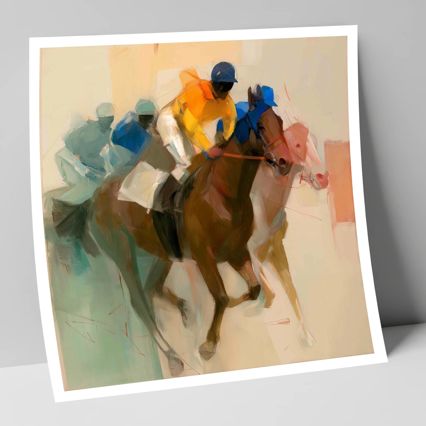 Breakaway Pace racing horse art print