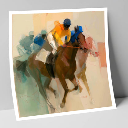 Breakaway Pace racing horse art print