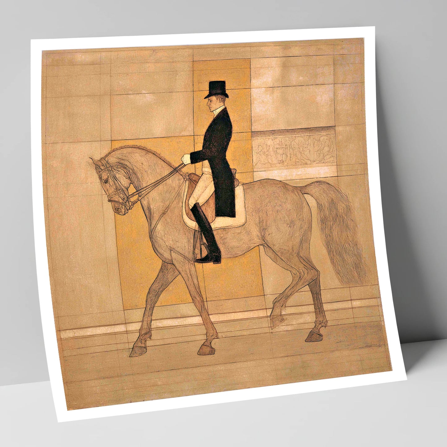 Collected Elegance dressage horse art print