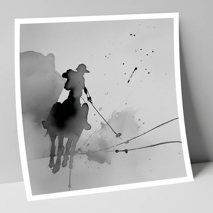 Dynamic Polo Strike polo horse art print