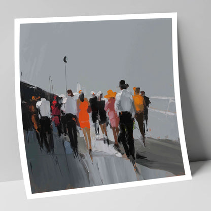 The Grandstand Parade racing horse art print