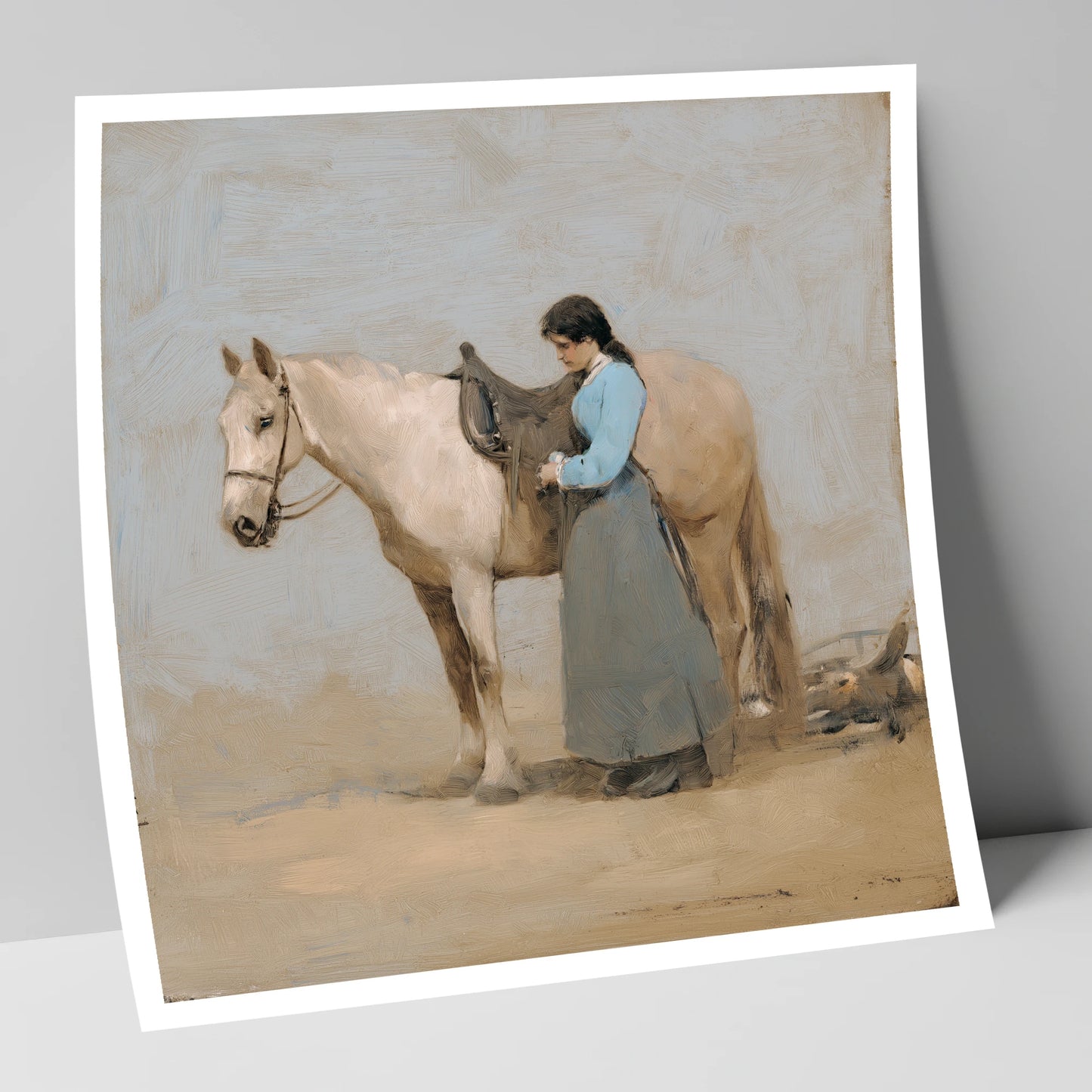 Gentle Preparations horse & rider art print
