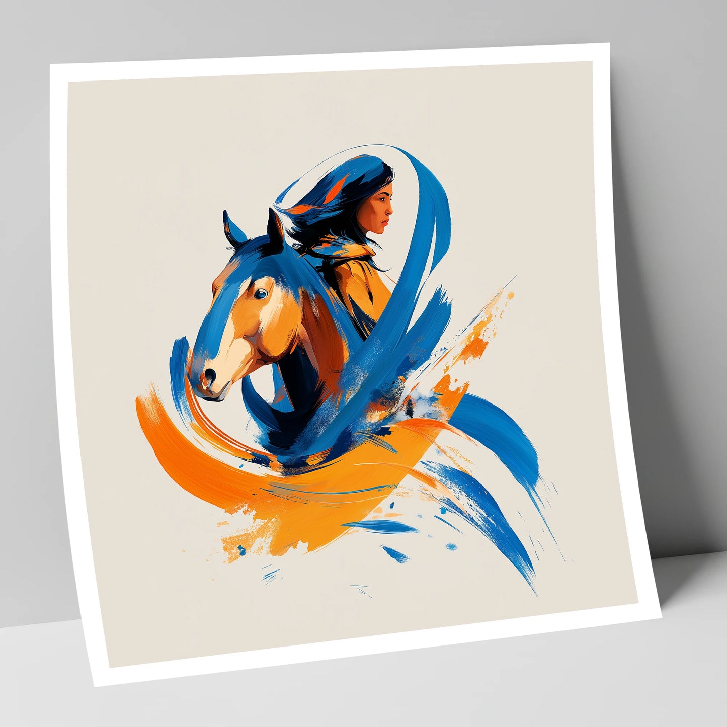Spirits Entwined horse & rider art print