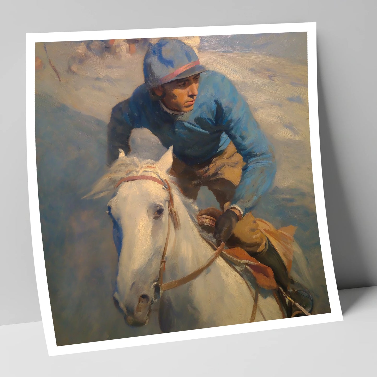 The Forward Glance racing horse art print