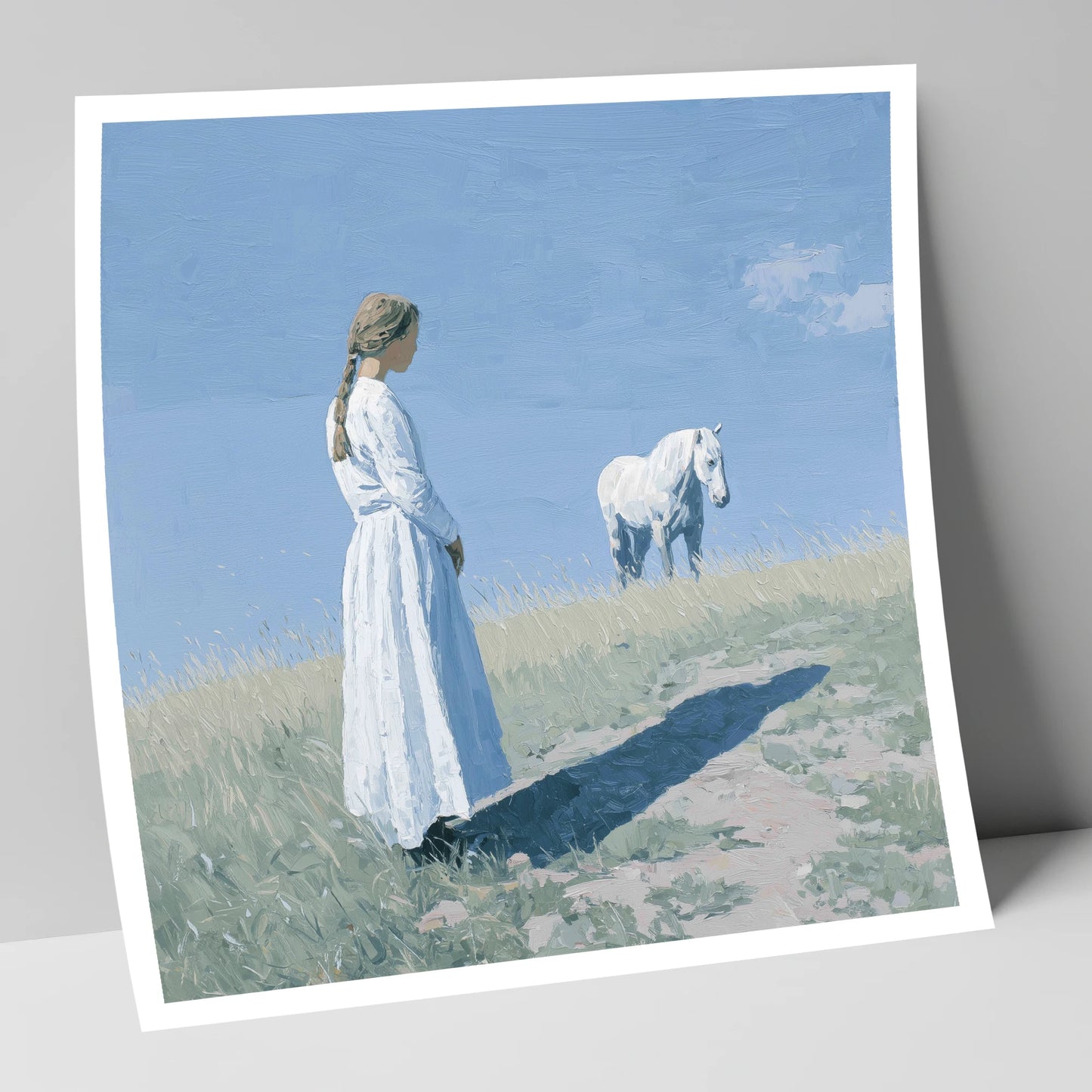 The Quiet Companion horse & rider art print
