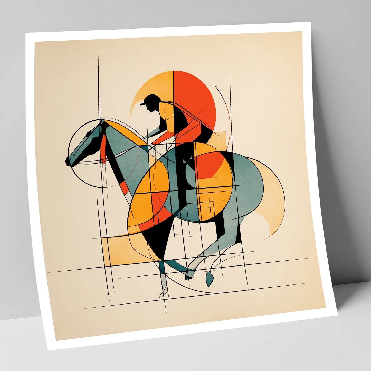 Rhythm of the Turf racing horse art print