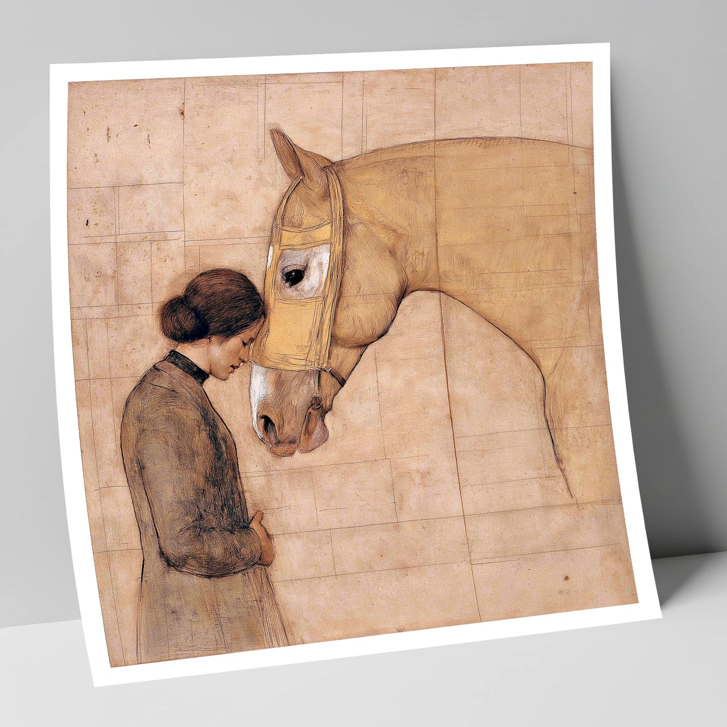 The Silent Language horse & rider art print