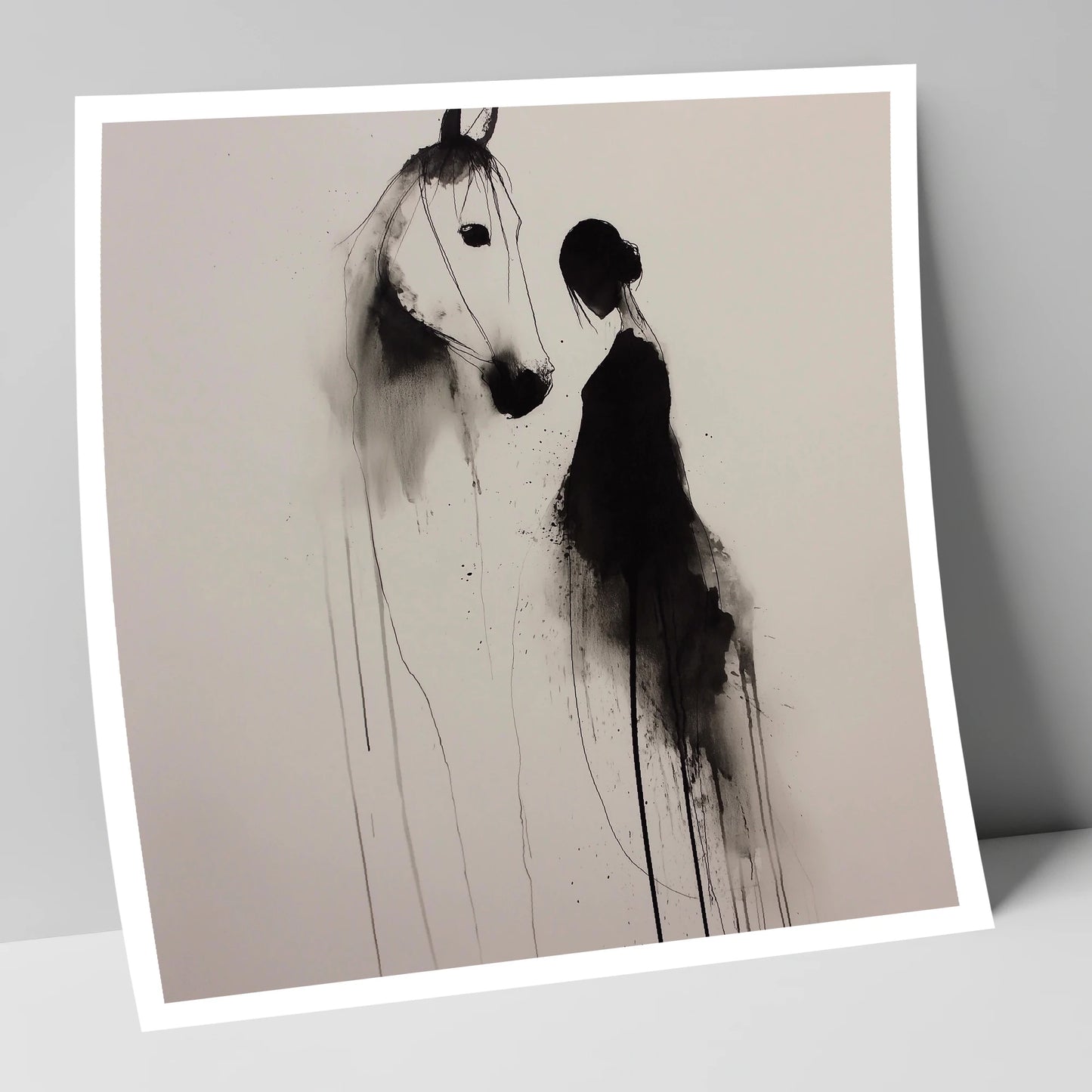 The Unspoken Bond horse & rider art print